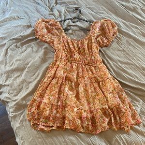 Mini floral dress